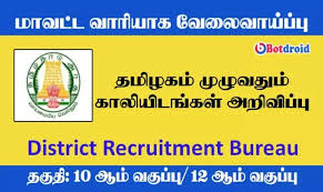 DRB, Tamil Nadu Salesman & Packer Recruitment 2024