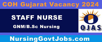 COH Gujarat Staff Nurse Recruitment 2024