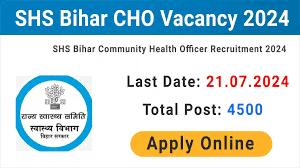 State Health Society Bihar CHO Recruitment 2024