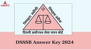 DSSSB TGT Answer Key 2024