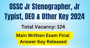 OSSC Jr Stenographer & Jr Grade Typist Recruitment 2024