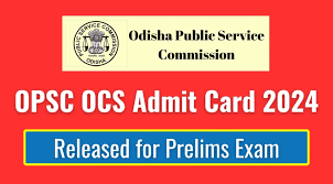 OPSC Assistant Professor Admit Card 2024