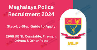 Meghalaya Police UB Sub Inspector, Constable & Other 2024