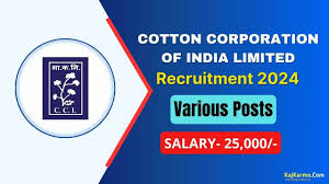 Cotton Corporation of India Ltd Office Staff Recruitment 2024