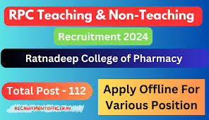 RCP Teaching & Non Teaching Staff Recruitment 2024