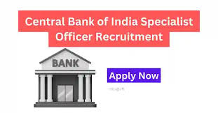 Central Bank of India Specialist Officer Recruitment 2024