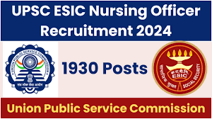 UPSC Nursing Officer 2024