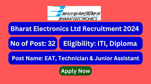 BEL Engineer Assistant & Technician C Recruitment 2024