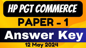 HPPSC Lecturer (Commerce) Answer Key 2024