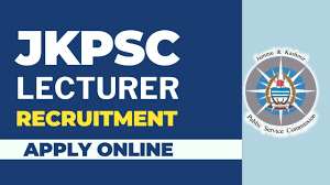 JKPSC Lecturer Recruitment 2024