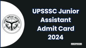 UPSSSC Junior Assistant Admit Card 2024