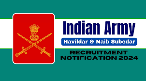 Indian Army Havildar & Naib Subedar (Sports) Recruitment 2024