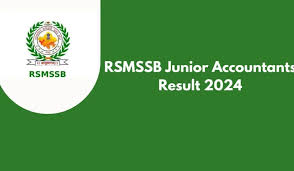 RSMSSB Jr. Accountant/ Tehsil Revenue Accountant Result 2024