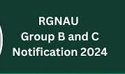 RGNAU Non Faculty Group A Recruitment 2024