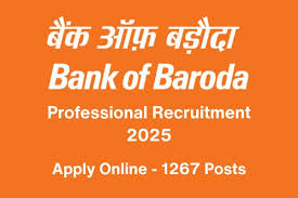 Bank of Baroda Professionals Recruitment 2025