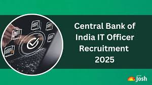 Central Bank of India IT Specialist Recruitment 2025