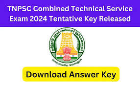 TNPSC Combined Technical Service Answer Key 2024