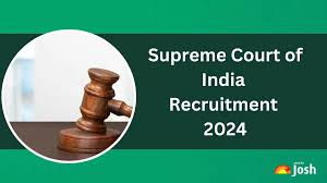 Supreme Court of India Court Master, Sr Personal Asst & Other Recruitment 2024