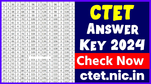 CTET Dec Answer Key 2024