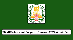 MRB, TN Assistant Surgeon Admit Card 2025