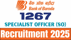 Bank of Baroda Specialist Officer Recruitment 2025