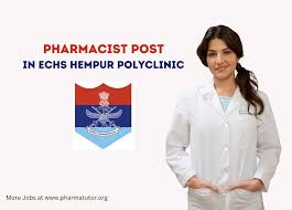 ECHS, Hempur Pharmacist, Clerk & Other Recruitment 2025