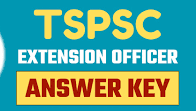 TSPSC Extension Officer Answer Key 2025