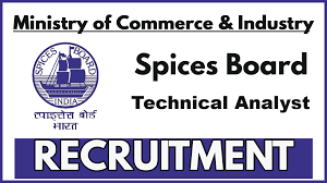 Spices Board Trainee Analyst (Chemistry) Recruitment 2025