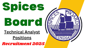 Spices Board Technical Analyst (Chemistry) Recruitment 2025