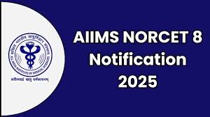 AIIMS NORCET 8 Vacancy 2025