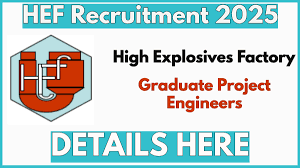 High Explosive Factory Khadki Recruitment 2025