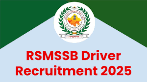 RSMSSB Driver Recruitment 2025