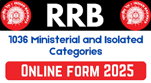 RRB Ministerial and Isolated Categories 2025