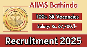 AIIMS Bathinda Senior Resident Recruitment 2025