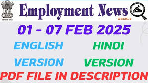 Employment News February 2025