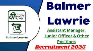 Balmer Lawrie Recruitment 2025