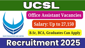 UCSL Office Assistant Recruitment 2025