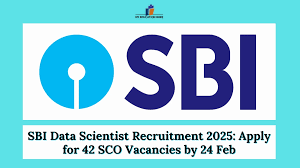 SBI Data Scientist Recruitment 2025