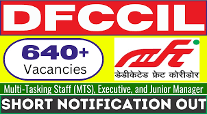 DFCCIL MTS & Executive Recruitment 2025