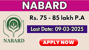 NABARD Chief Financial Officer Recruitment 2025