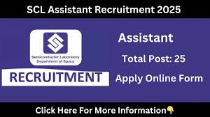 SCL Assistant Online Form 2025