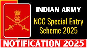 Indian Army NCC Special Entry Recruitment 2025