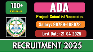 ADA Scientist Recruitment 2025