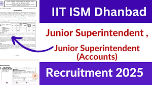 IIT Dhanbad Junior Superintendent Recruitment 2025