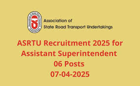 ASRTU Recruitment 2025