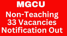 MGCU Recruitment 2025