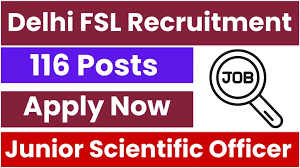 FSL Junior Scientific Officer Recruitment 2025