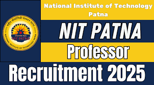 NIT Patna Faculty Recruitment 2025