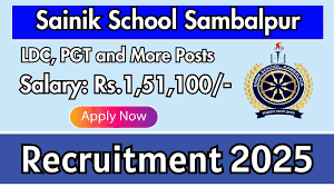 Sainik School Jobs 2025