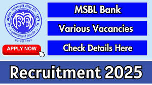 MSBL Bank Recruitment 2025